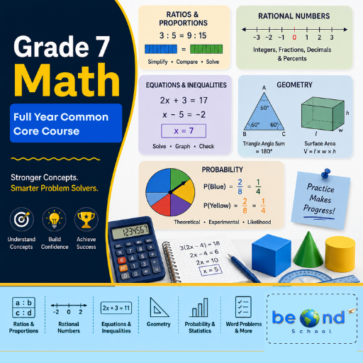 Grade 7 Math — Full-Year Common Core Course