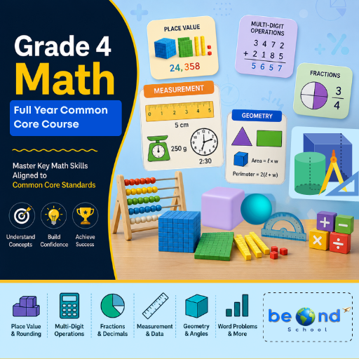 Grade 4 Math — Full-Year Common Core Course