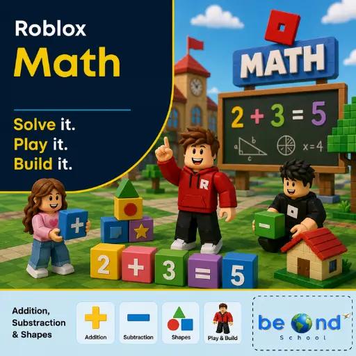 Roblox Math Quest: Numbers, Shapes & Story Problems